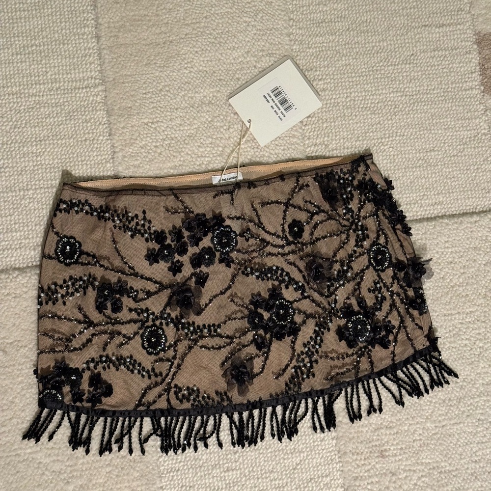 Jaded London Beaded Mini Skirt